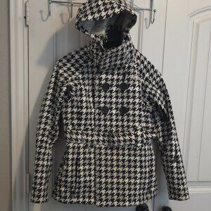 The North Face Houndstooth Ski Recco Hooded Women’s Jacket Size M
